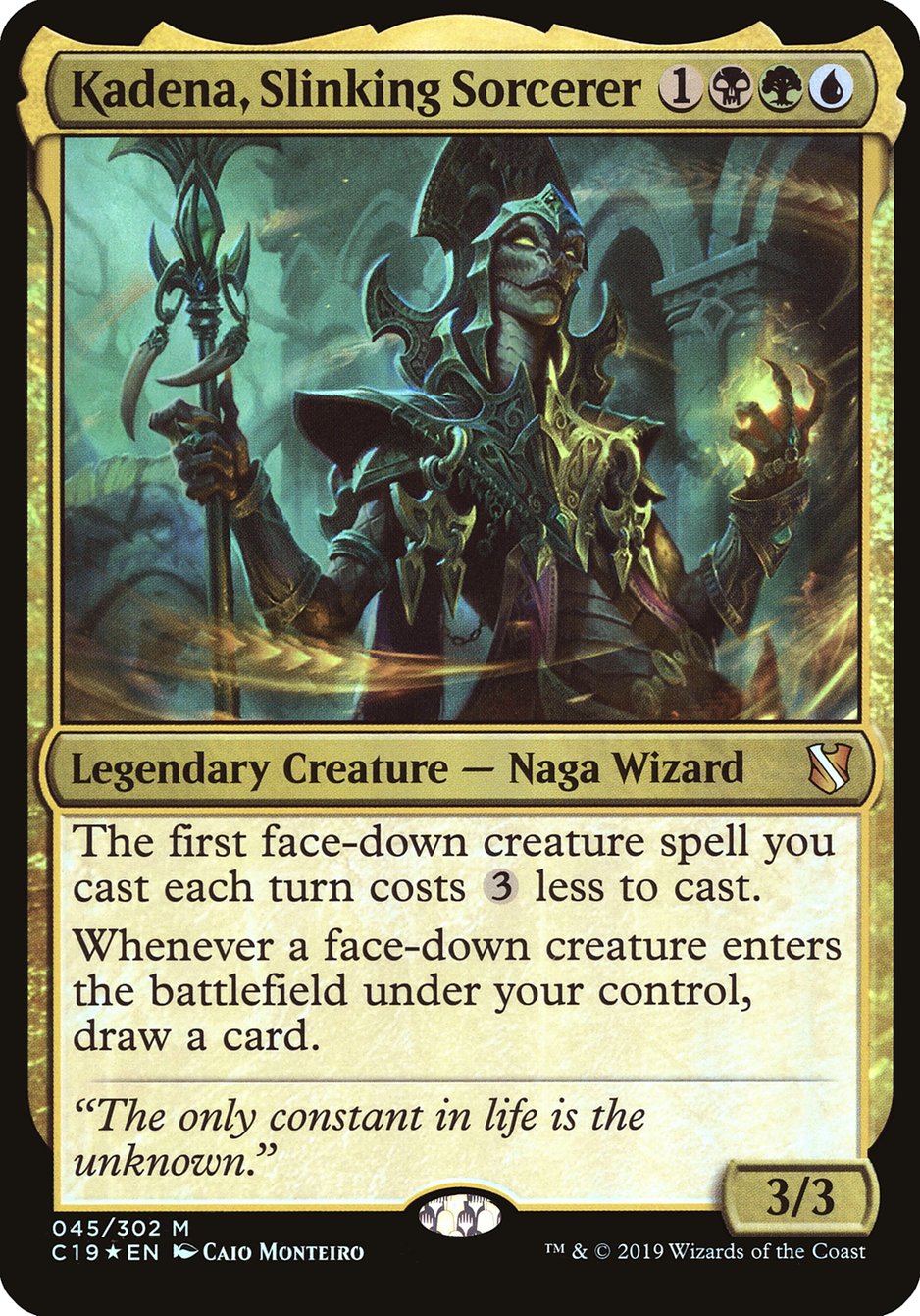 Kadena, Slinking Sorcerer - Foil