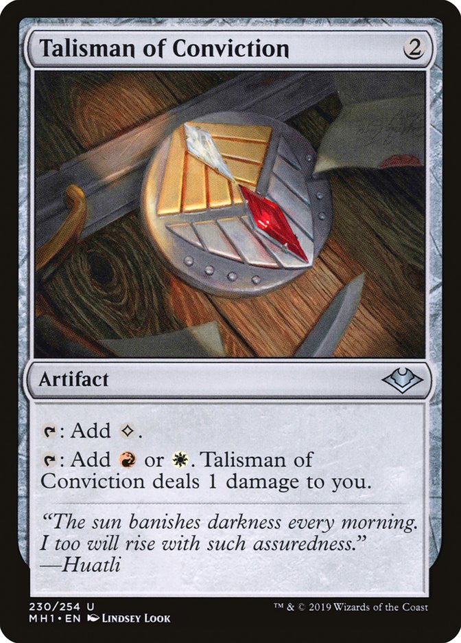 Talisman of Conviction - Foil