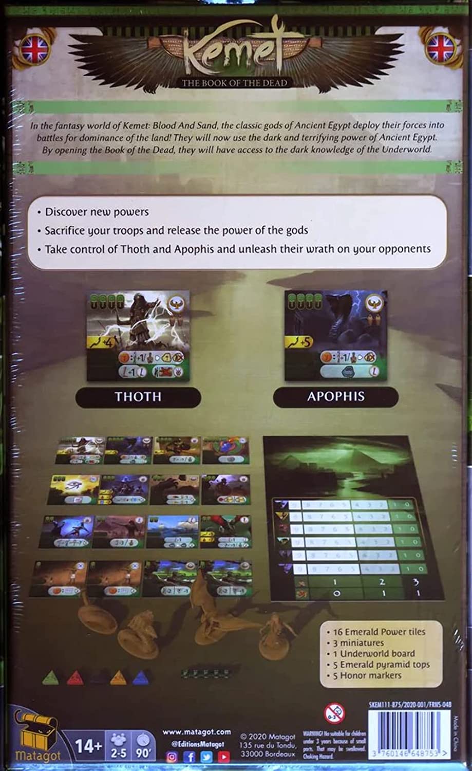 Kemet: Blood and Sand - Expansion - Book of the Dead