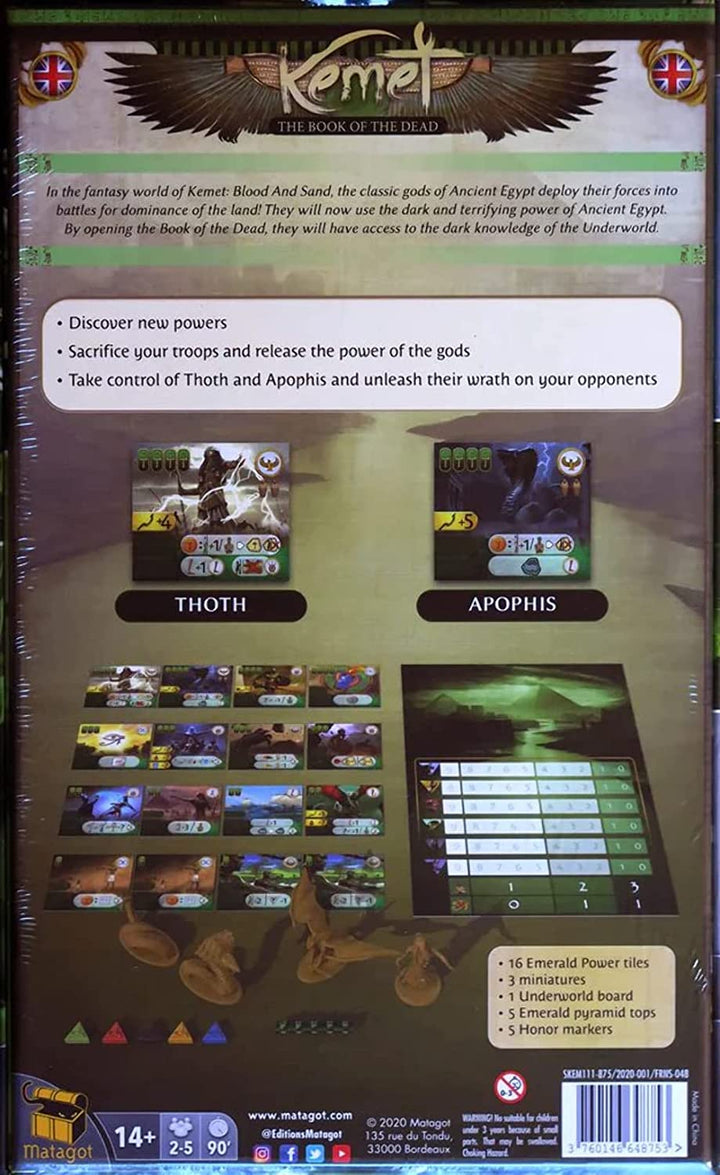 Kemet: Blood and Sand - Expansion - Book of the Dead