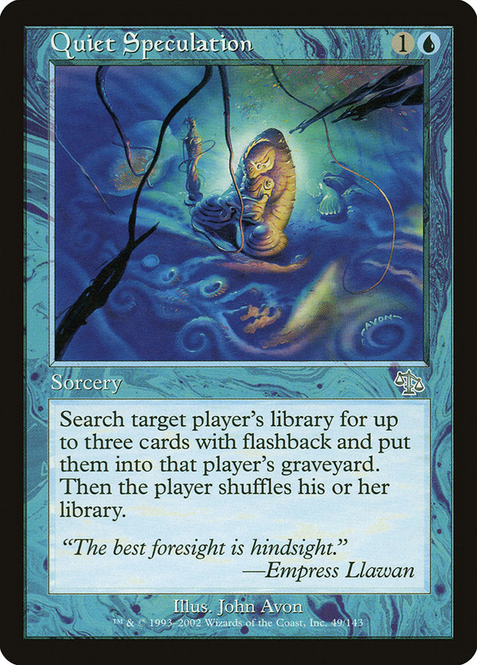 Quiet Speculation - Foil