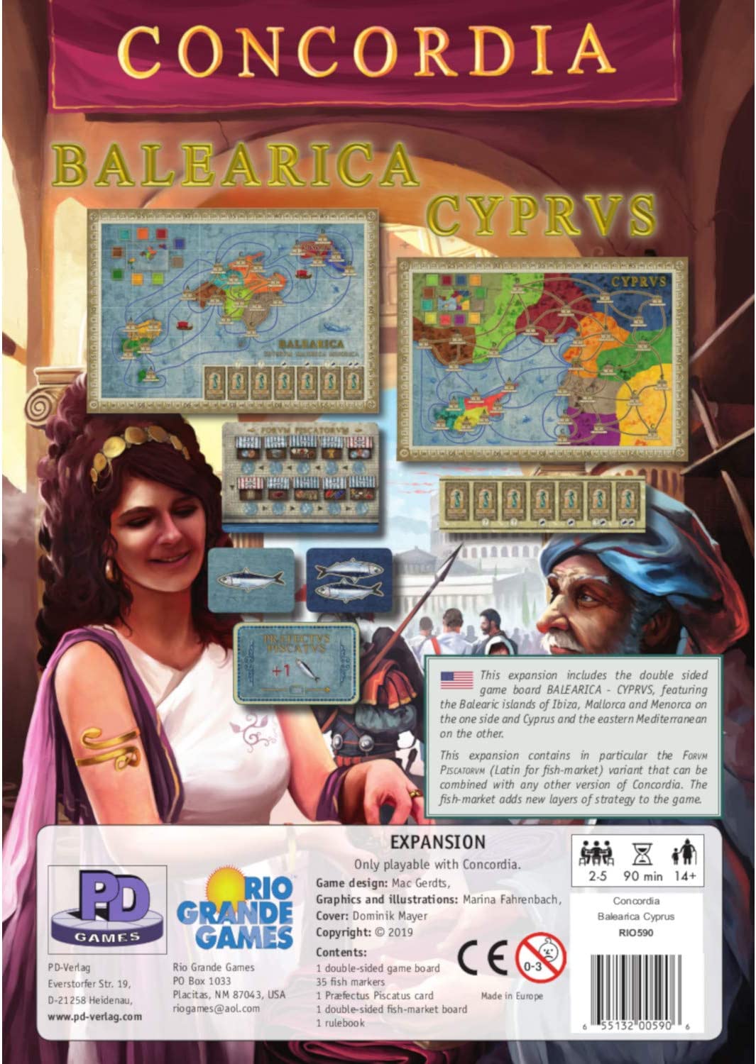 Concordia - Expansion - Balearica et Cyprus
