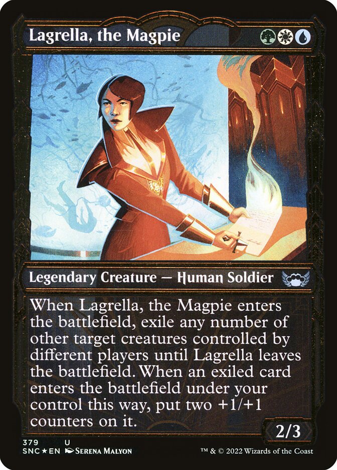 Lagrella, the Magpie - Gilded Foil