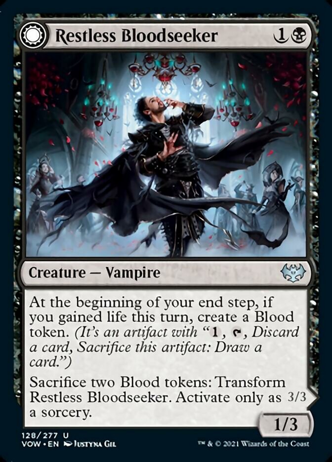 Restless Bloodseeker // Bloodsoaked Reveler - Foil