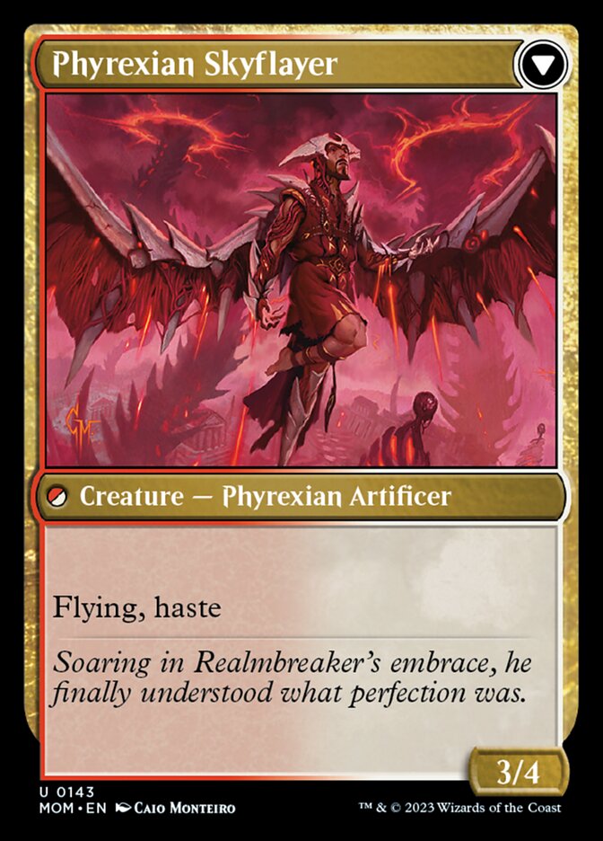 Harried Artisan // Phyrexian Skyflayer
