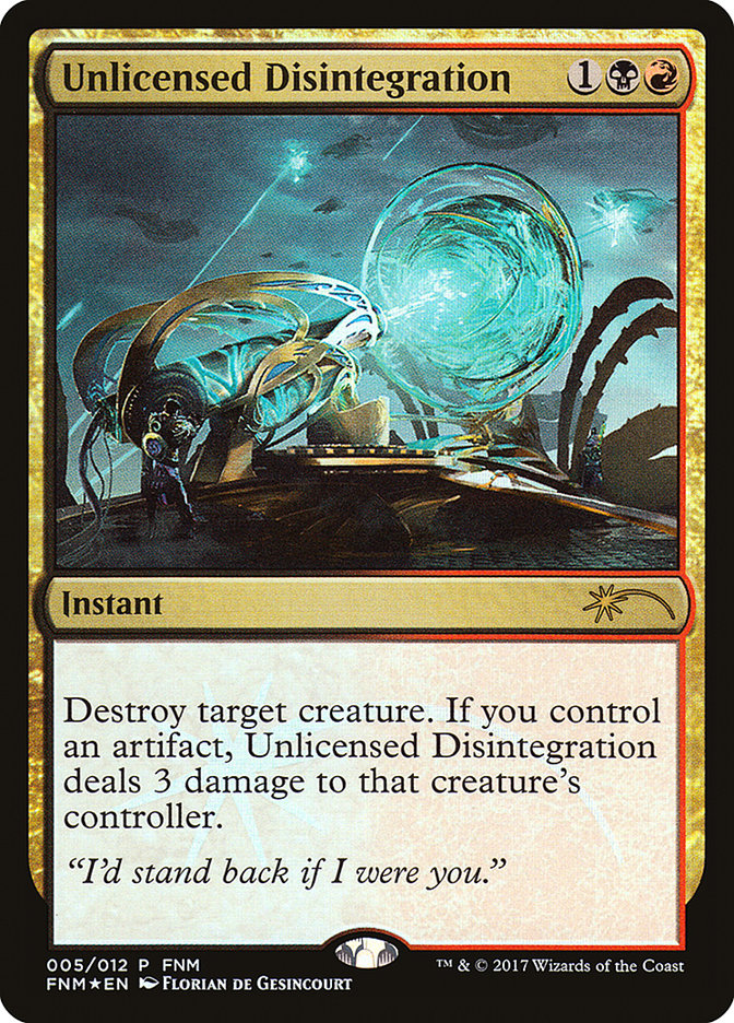 Unlicensed Disintegration - Foil
