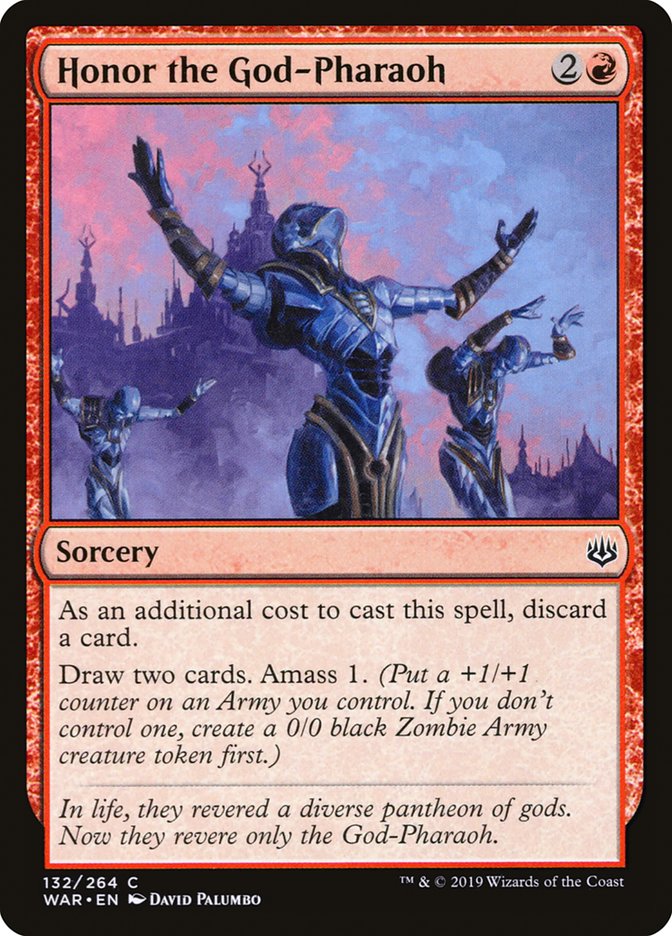 Honor the God-Pharaoh - Foil