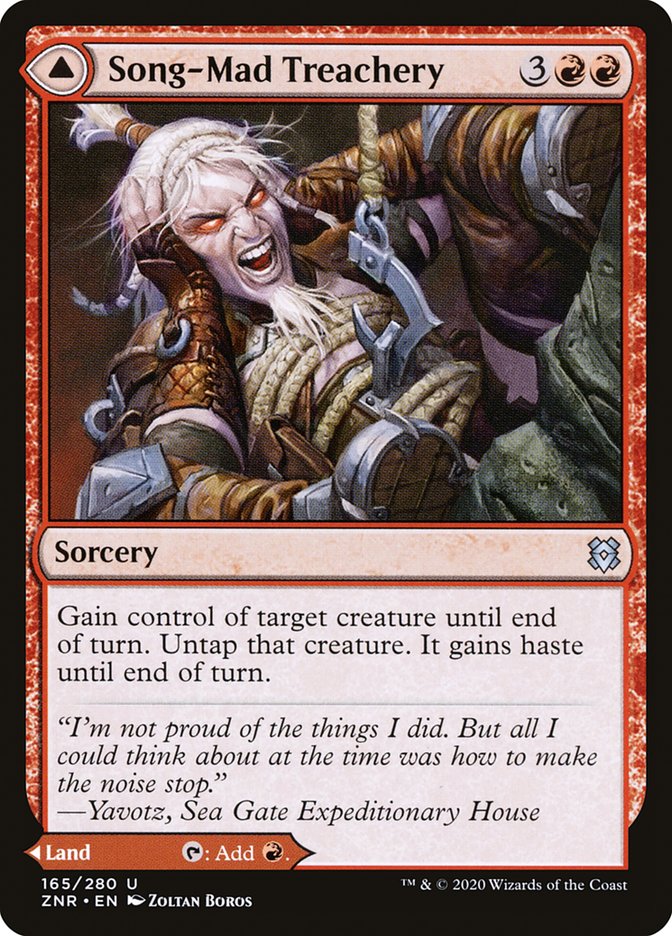 Song-Mad Treachery // Song-Mad Ruins - Foil