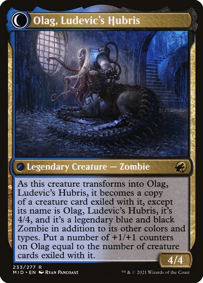 Ludevic, Necrogenius // Olag, Ludevic's Hubris - Foil