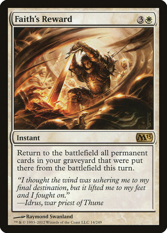 Faith's Reward - Foil