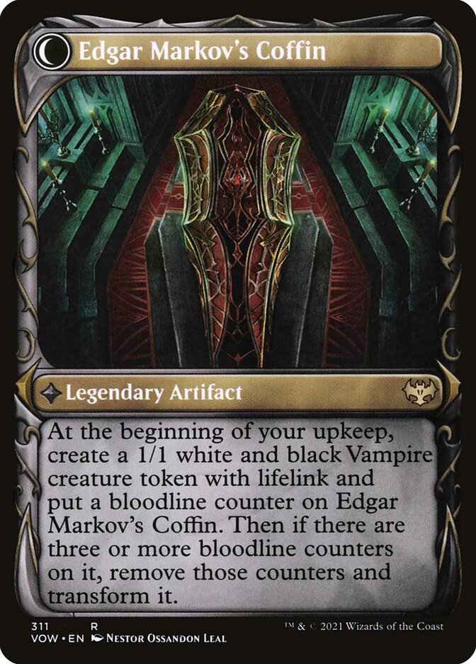 Edgar, Charmed Groom // Edgar Markov's Coffin - Foil