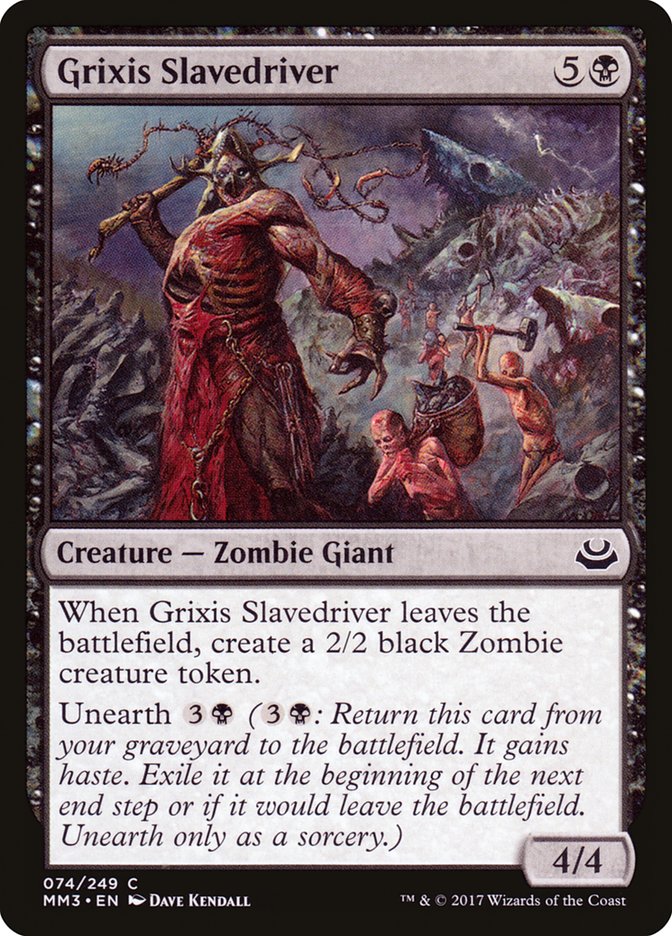 Grixis Slavedriver - Foil