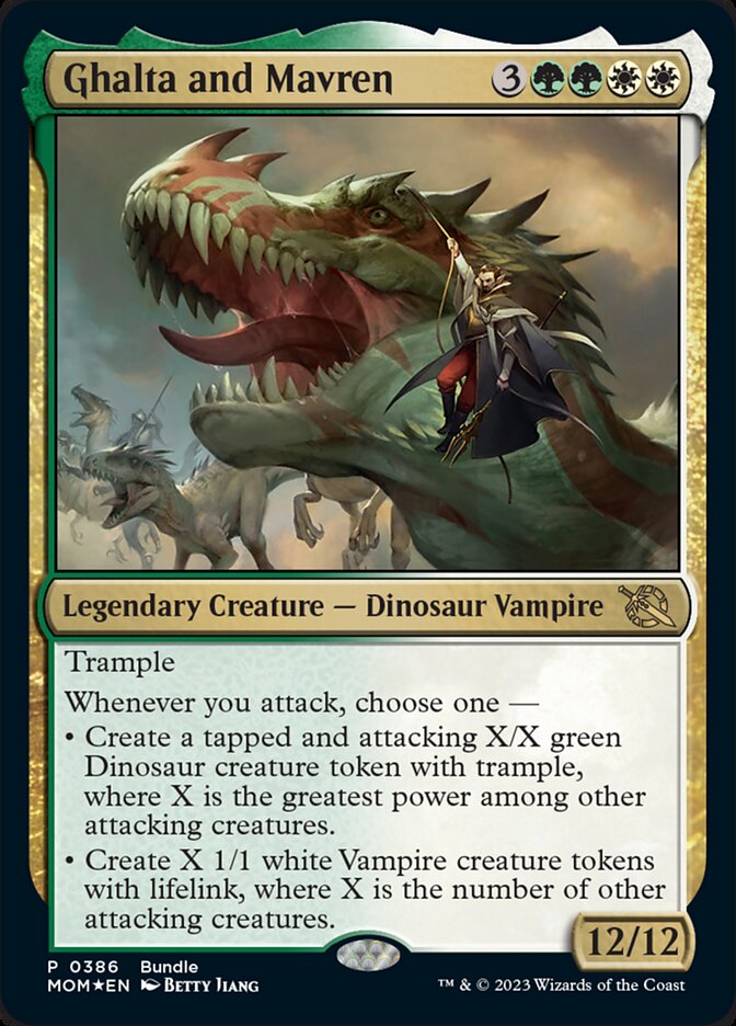 Ghalta and Mavren - Foil