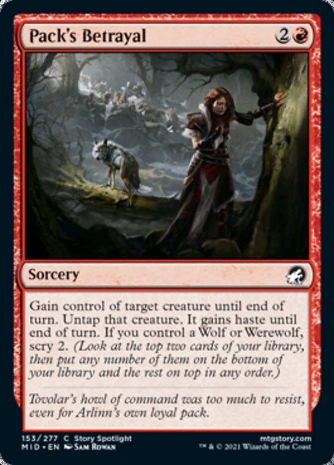 Pack's Betrayal - Foil