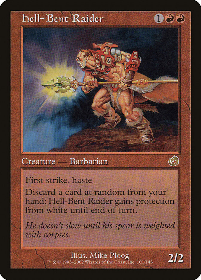 Hell-Bent Raider - Foil