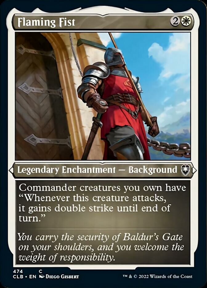Flaming Fist - Foil