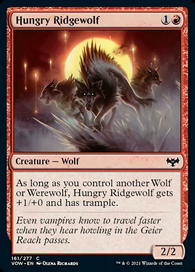 Hungry Ridgewolf - Foil