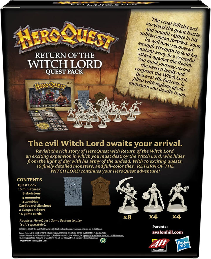 Heroquest - Expansion - Return Of The Witch Lord