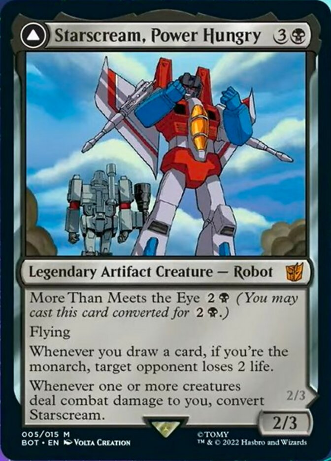 Starscream, Power Hungry // Starscream, Seeker Leader - Foil