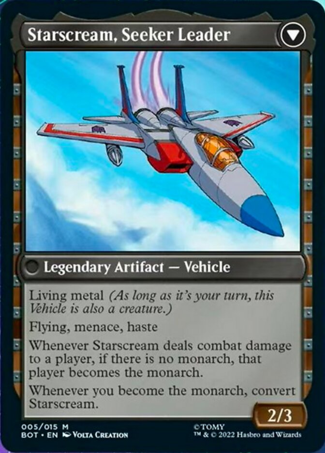 Starscream, Power Hungry // Starscream, Seeker Leader - Foil