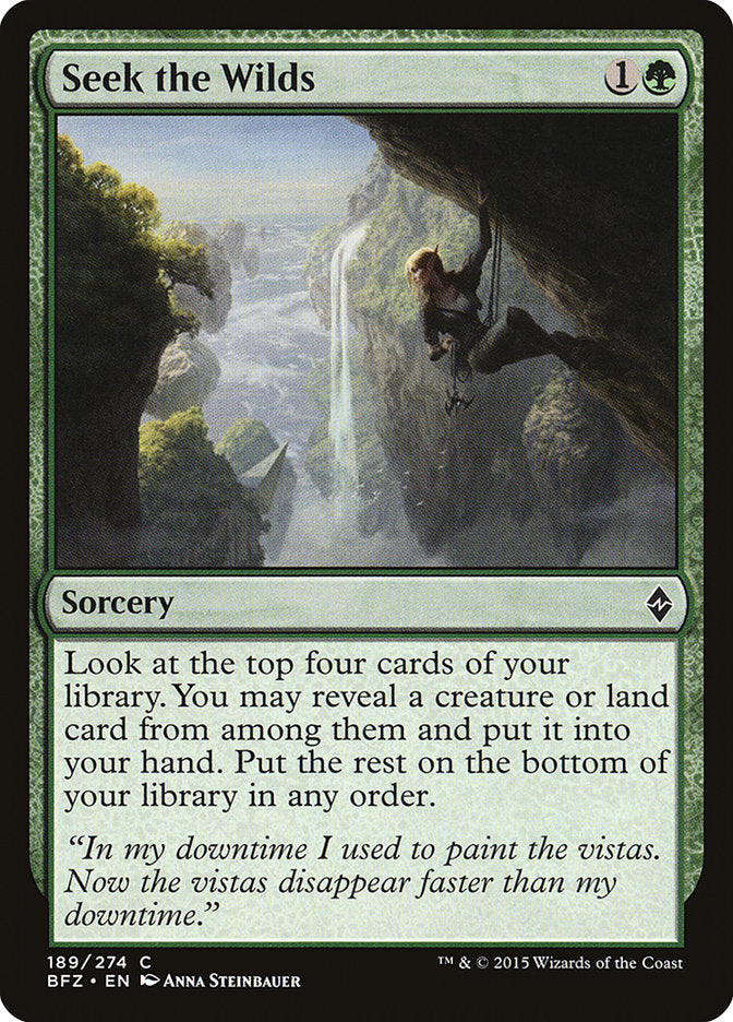 Seek the Wilds - Foil
