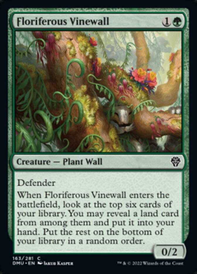 Floriferous Vinewall - Foil