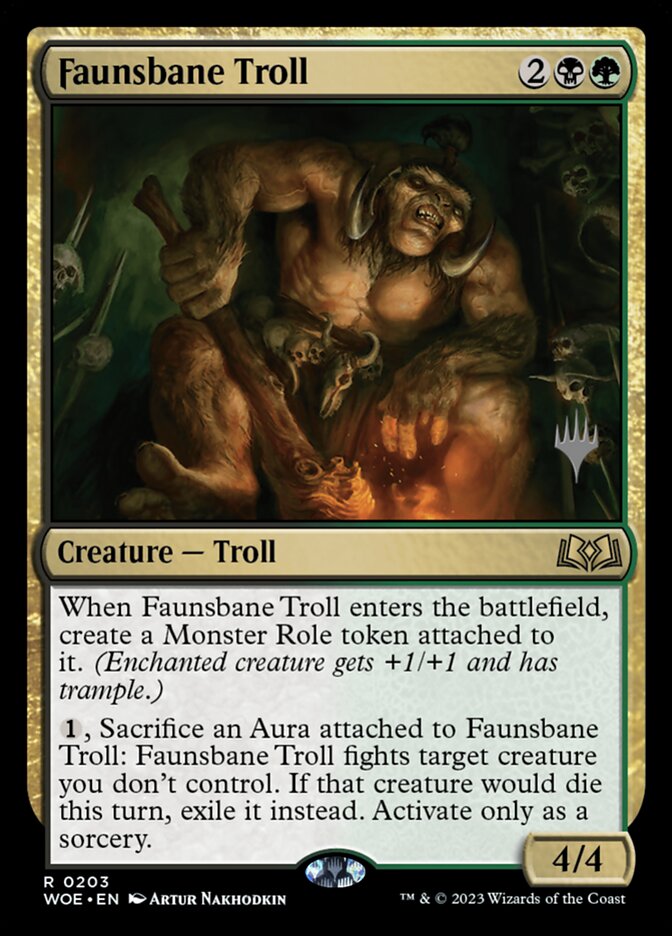 Faunsbane Troll - Foil