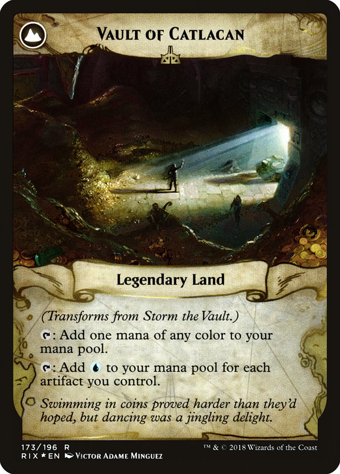 Storm the Vault // Vault of Catlacan - Foil