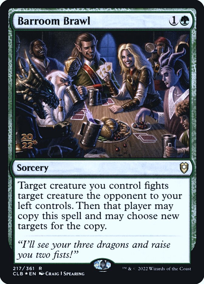 Barroom Brawl - Foil