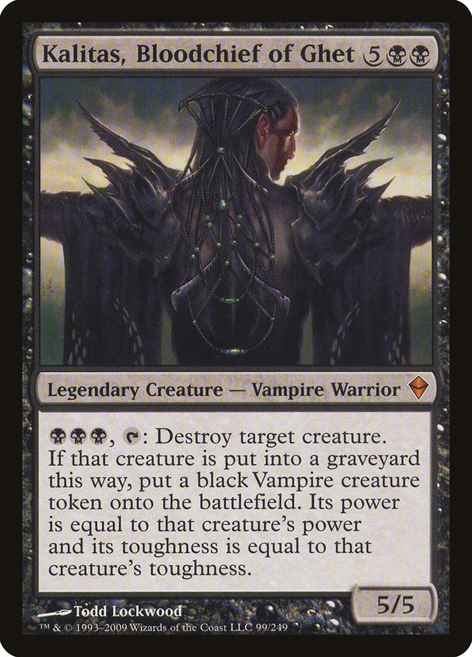 Kalitas, Bloodchief of Ghet - Foil