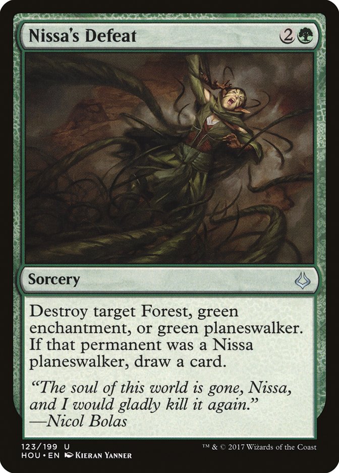 Nissa's Defeat - Foil