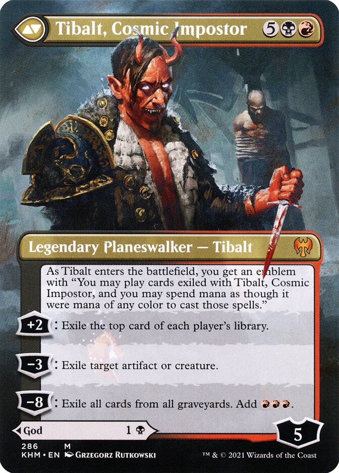 Valki, God of Lies // Tibalt, Cosmic Impostor - Foil