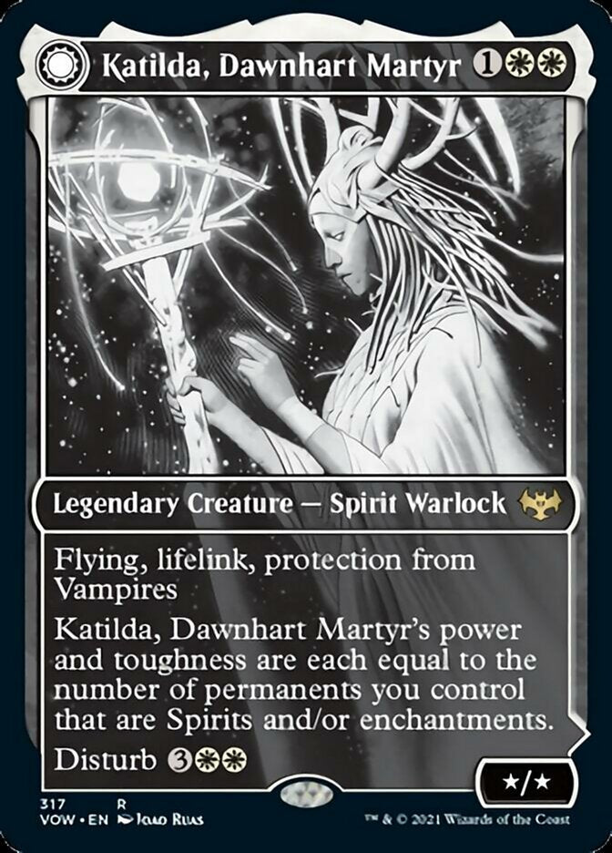 Katilda, Dawnhart Martyr // Katilda's Rising Dawn - Foil