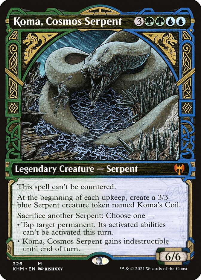 Koma, Cosmos Serpent - Foil