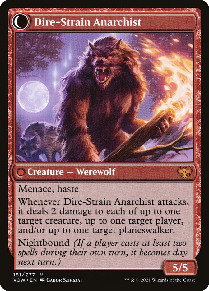 Volatile Arsonist // Dire-Strain Anarchist - Foil