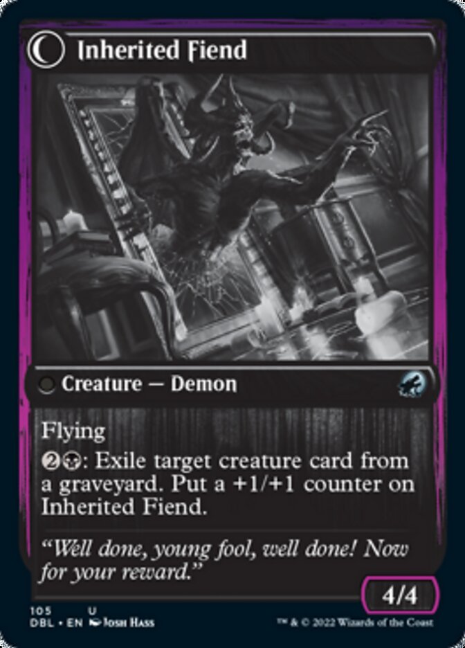 Heirloom Mirror // Inherited Fiend - Foil