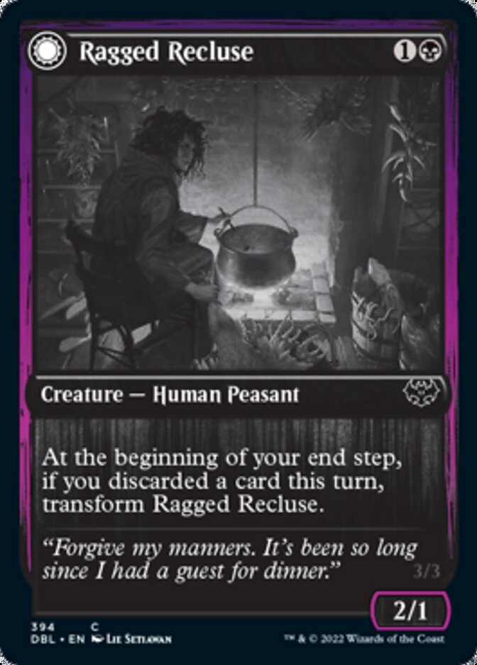 Ragged Recluse // Odious Witch - Foil