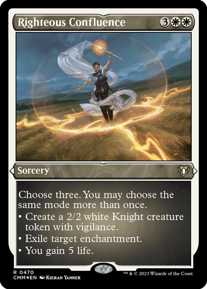 Righteous Confluence - Etched Foil
