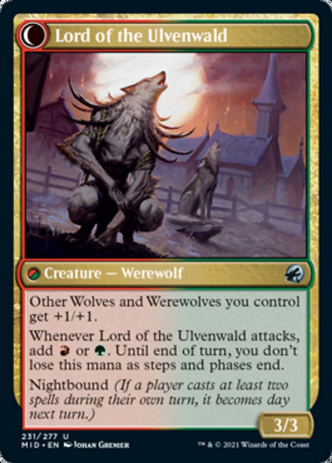 Kessig Naturalist // Lord of the Ulvenwald - Foil