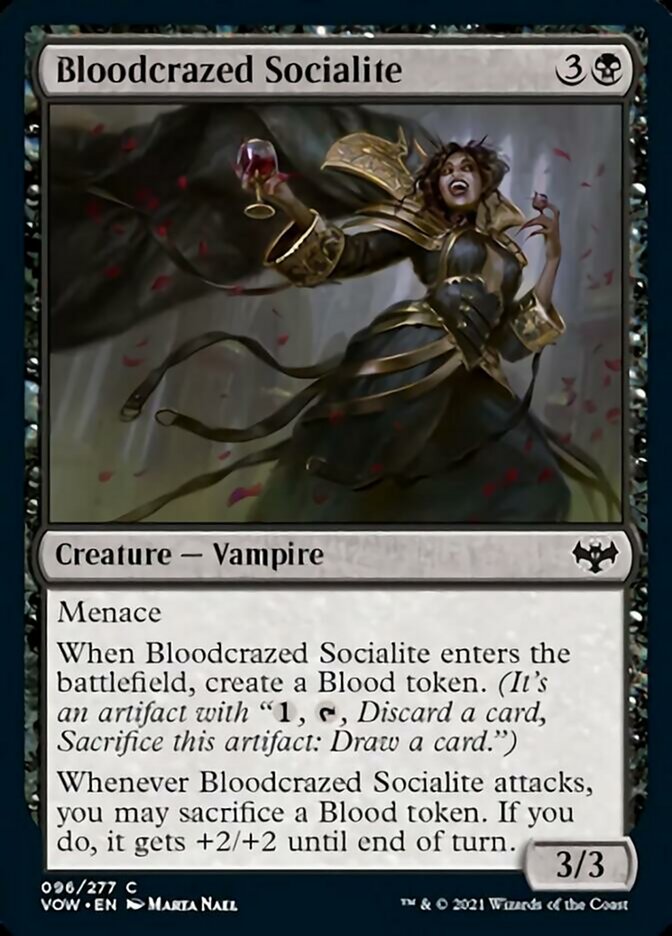 Bloodcrazed Socialite - Foil