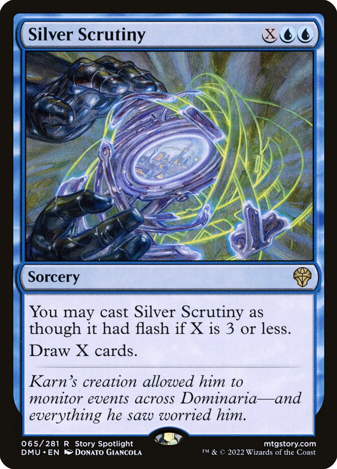 Silver Scrutiny - Foil