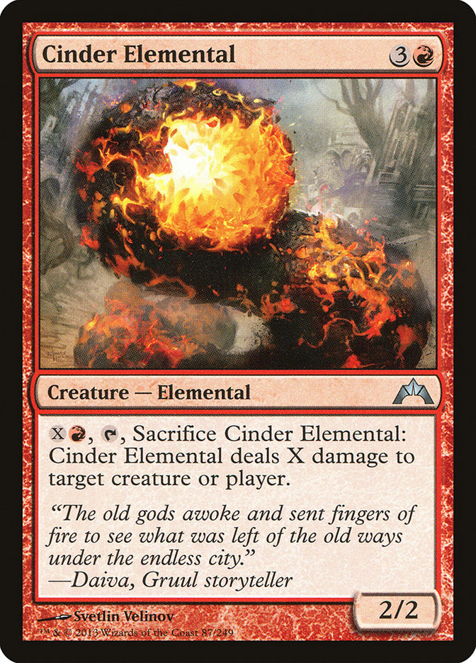Cinder Elemental - Foil