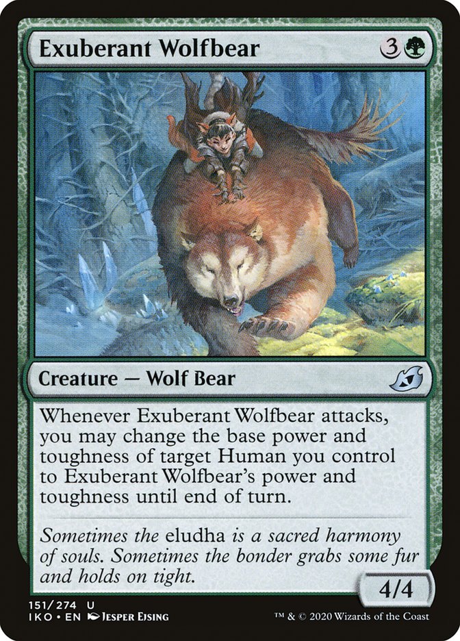 Exuberant Wolfbear - Foil