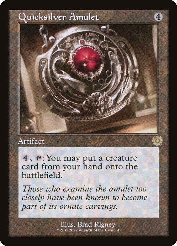 Quicksilver Amulet - Foil