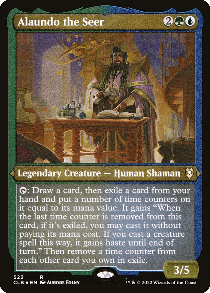 Alaundo the Seer - Etched Foil