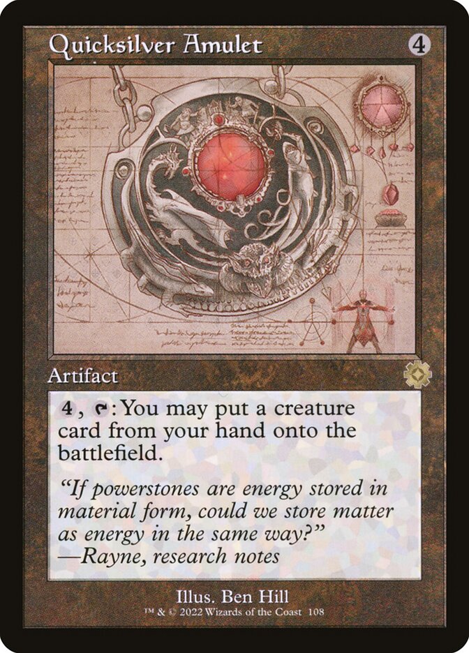 Quicksilver Amulet - Foil