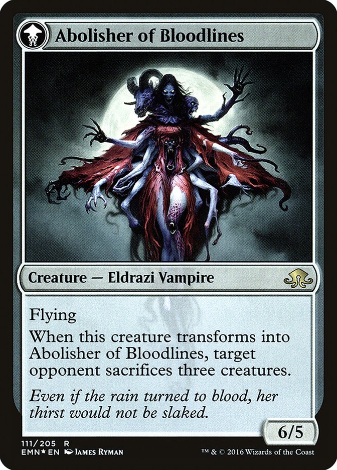 Voldaren Pariah // Abolisher of Bloodlines - Foil