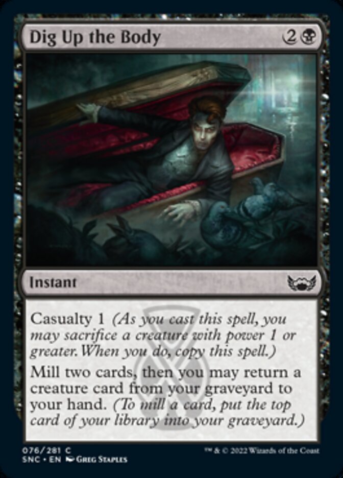 Dig Up the Body - Foil