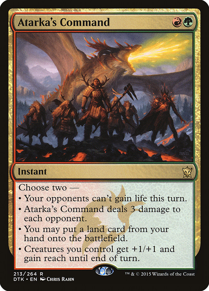 Atarka's Command - Foil