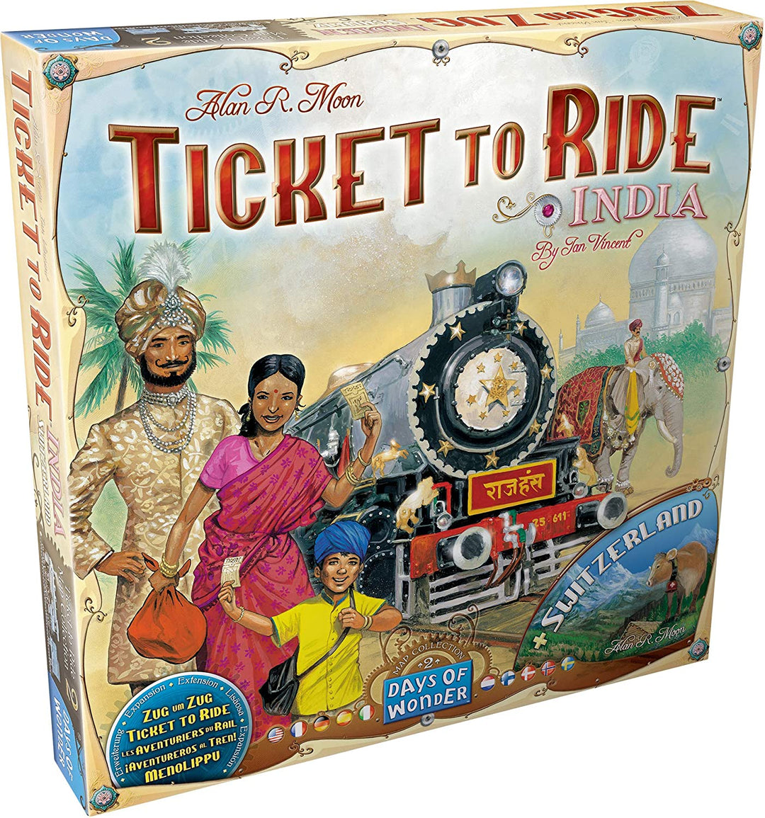 Ticket To Ride - Expansion - India & Switzerland